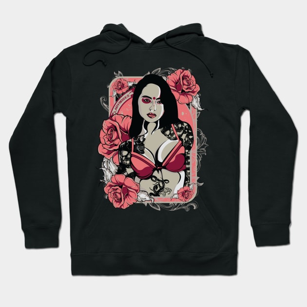 Lady rose Hoodie by gblackid